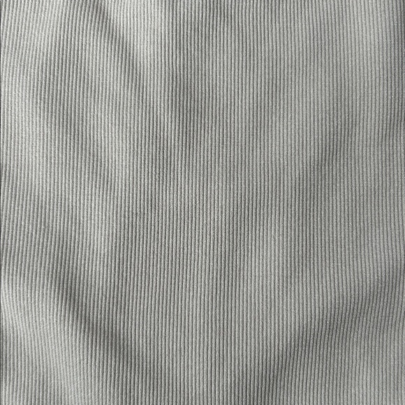 Colsie Ribbed Bodysuit Asymmetrical Cutout Natural Thong Shapewear Layer M NWOT - Picture 8 of 8